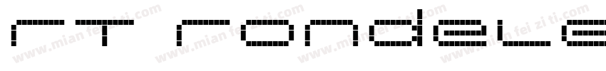 rt rondele字体转换